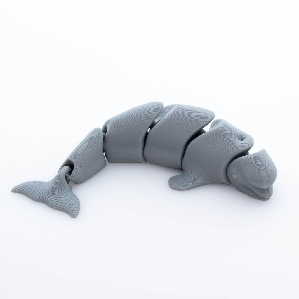 Baleine beluga articulée 3d